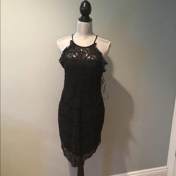 NWT- Free People button down back lace dress - Picture 3 of 6